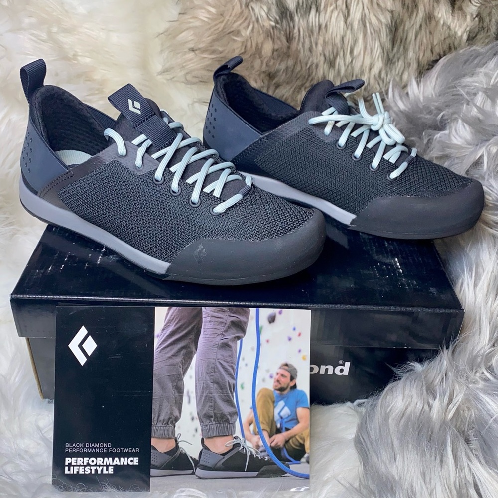 Black Diamond Session Approach Athletic Shoes Women's Size 8/39EU Black New